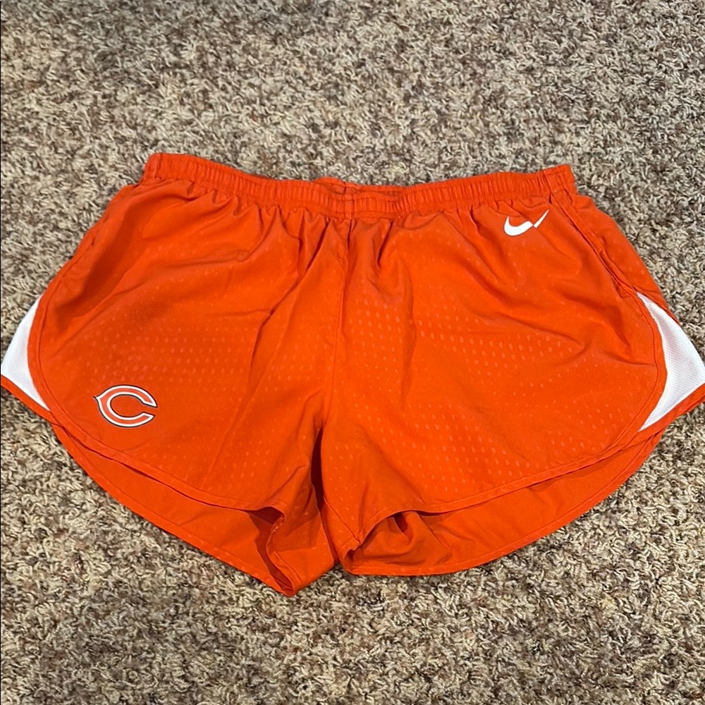 Nike Orange Athletic Shorts Lightweight Dri-FIT